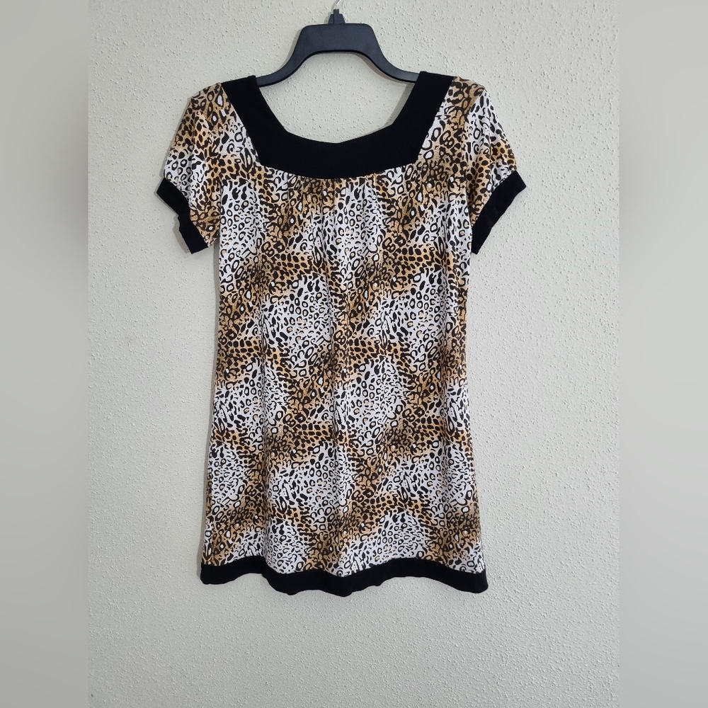 Romance FM Women's Dress Leopard Print Mini. Size S. - Picture 7 of 9
